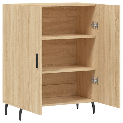 Skänk sonoma-ek 69,5x34x90 cm konstruerat trä