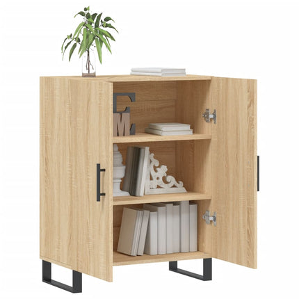 Skänk sonoma-ek 69,5x34x90 cm konstruerat trä
