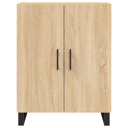 Skänk sonoma-ek 69,5x34x90 cm konstruerat trä
