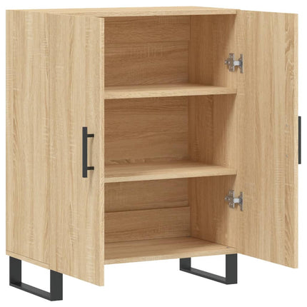 Skänk sonoma-ek 69,5x34x90 cm konstruerat trä