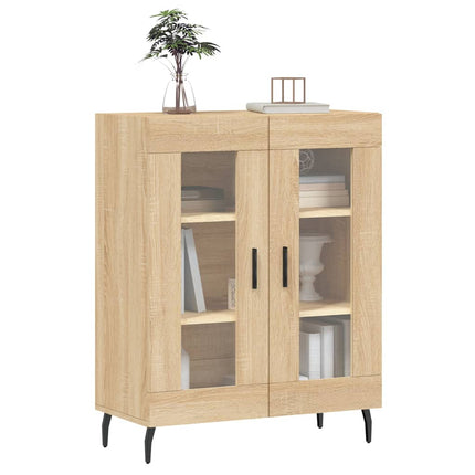 Skänk sonoma-ek 69,5x34x90 cm konstruerat trä