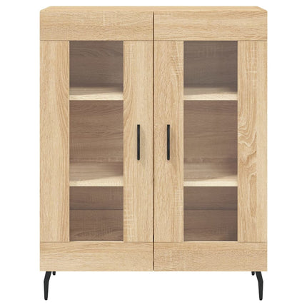 Skänk sonoma-ek 69,5x34x90 cm konstruerat trä