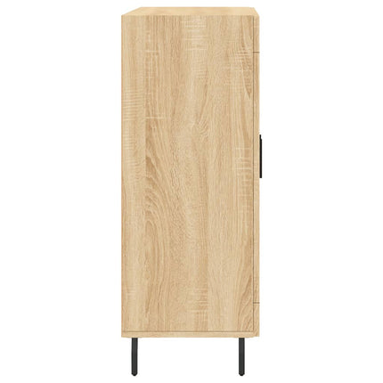 Skänk sonoma-ek 69,5x34x90 cm konstruerat trä