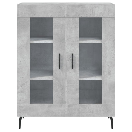 Skänk betonggrå 69,5x34x90 cm konstruerat trä