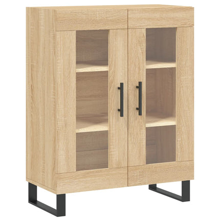 Skänk sonoma-ek 69,5x34x90 cm konstruerat trä