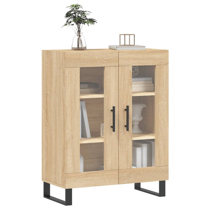 Skänk sonoma-ek 69,5x34x90 cm konstruerat trä
