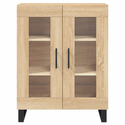 Skänk sonoma-ek 69,5x34x90 cm konstruerat trä