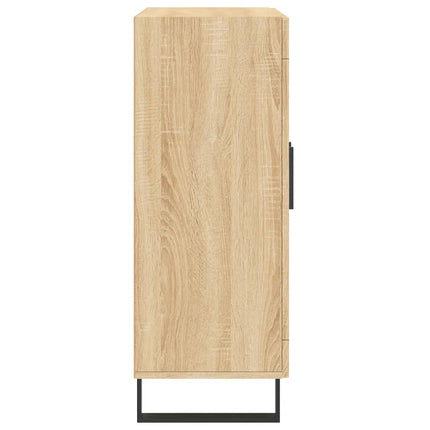 Skänk sonoma-ek 69,5x34x90 cm konstruerat trä