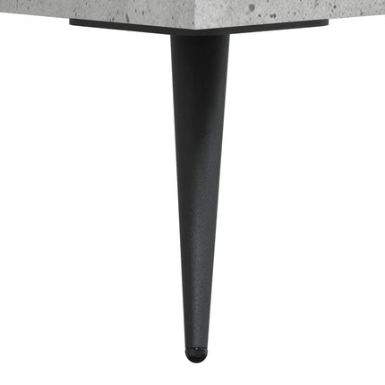 Byrå betonggrå 69,5x34x90 cm konstruerat trä