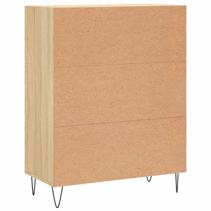Skänk sonoma-ek 69,5x34x90 cm konstruerat trä