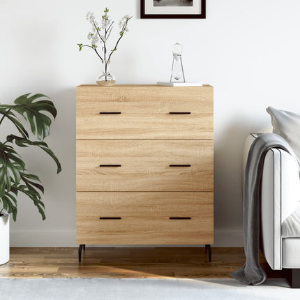 Skänk sonoma-ek 69,5x34x90 cm konstruerat trä
