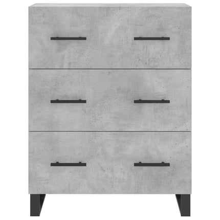 Skänk betonggrå 69,5x34x90 cm konstruerat trä
