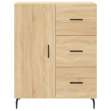 Skänk sonoma-ek 69,5x34x90 cm konstruerat trä