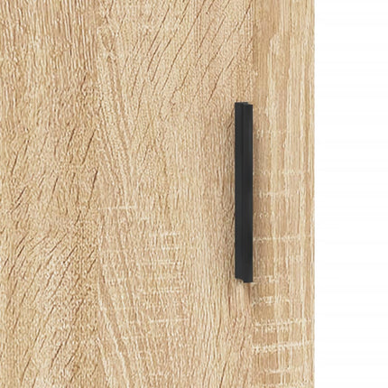 Skänk sonoma-ek 69,5x34x90 cm konstruerat trä