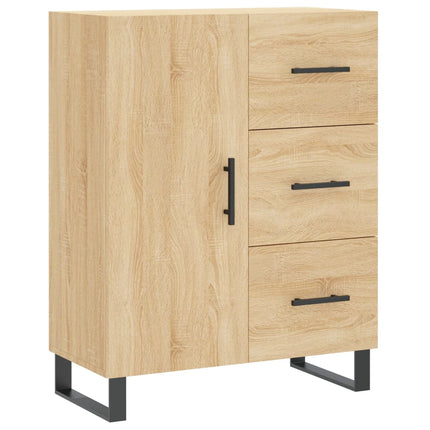 Skänk sonoma-ek 69,5x34x90 cm konstruerat trä