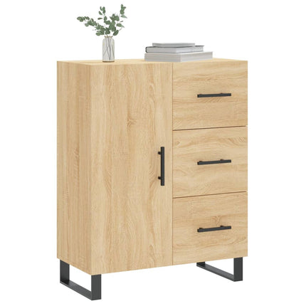 Skänk sonoma-ek 69,5x34x90 cm konstruerat trä