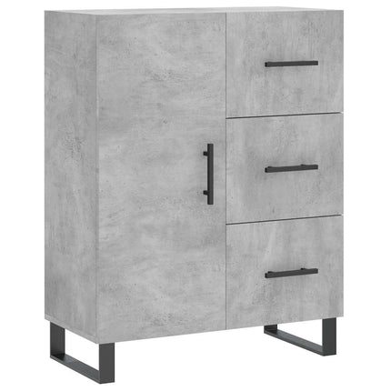 Skänk betonggrå 69,5x34x90 cm konstruerat trä