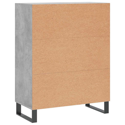 Skänk betonggrå 69,5x34x90 cm konstruerat trä