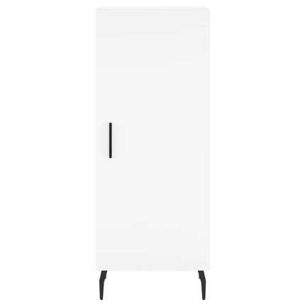 Skänk vit 34,5x34x90 cm konstruerat trä