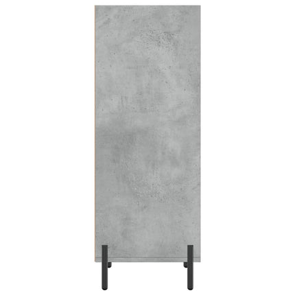 Skänk betonggrå 34,5x32,5x90 cm konstruerat trä