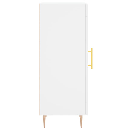 Skänk vit 34,5x34x90 cm konstruerat trä