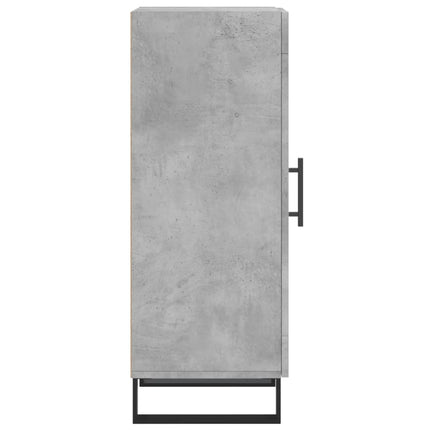 Skåp betonggrå 34,5x34x90 cm konstruerat trä