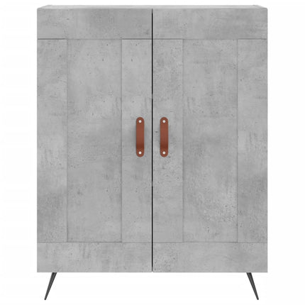 Skänk betonggrå 69,5x34x90 cm konstruerat trä