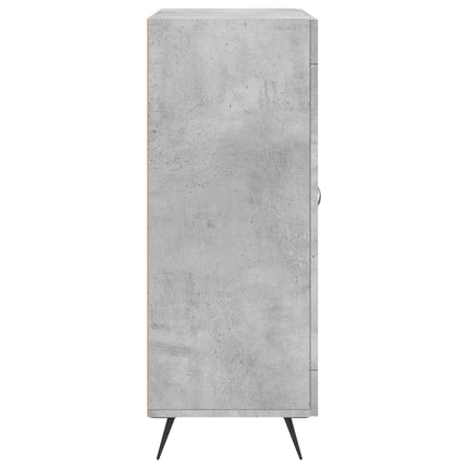 Skänk betonggrå 69,5x34x90 cm konstruerat trä