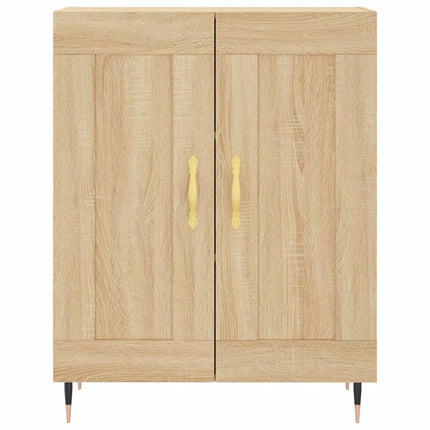 Skänk sonoma-ek 69,5x34x90 cm konstruerat trä