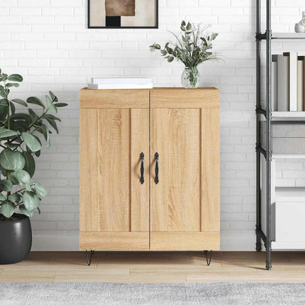 Skänk sonoma-ek 69,5x34x90 cm konstruerat trä