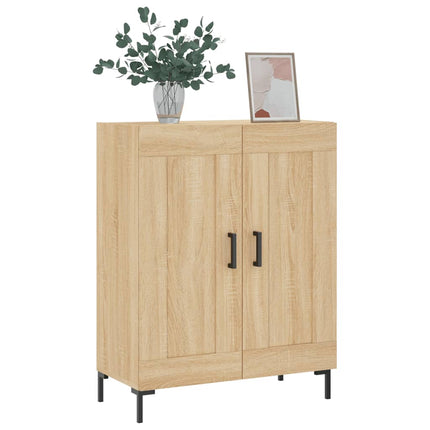 Skänk sonoma-ek 69,5x34x90 cm konstruerat trä