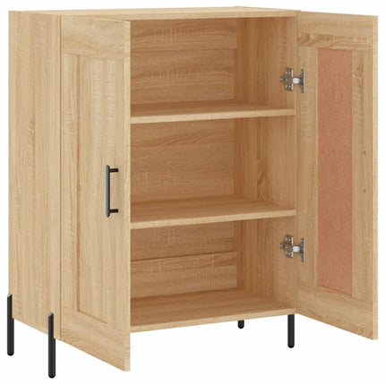 Skänk sonoma-ek 69,5x34x90 cm konstruerat trä