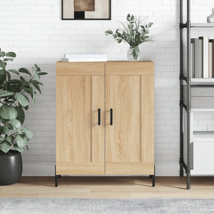 Skänk sonoma-ek 69,5x34x90 cm konstruerat trä