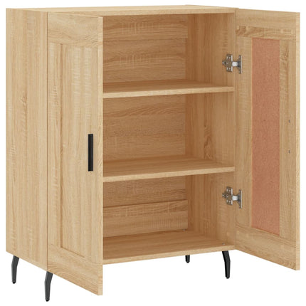 Skänk sonoma-ek 69,5x34x90 cm konstruerat trä