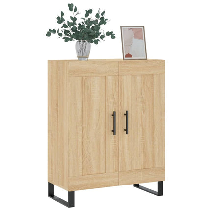 Skänk sonoma-ek 69,5x34x90 cm konstruerat trä