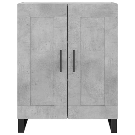 Skänk betonggrå 69,5x34x90 cm konstruerat trä