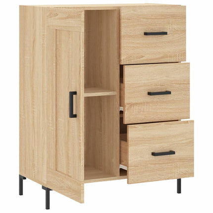 Skänk sonoma-ek 69,5x34x90 cm konstruerat trä