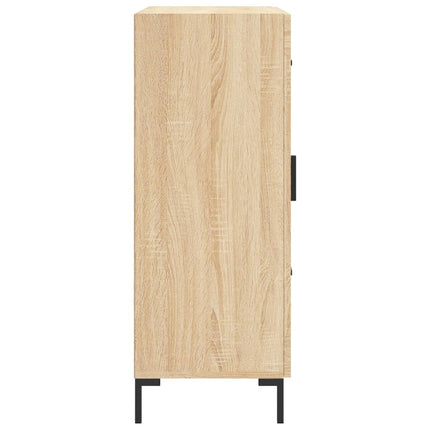 Skänk sonoma-ek 69,5x34x90 cm konstruerat trä