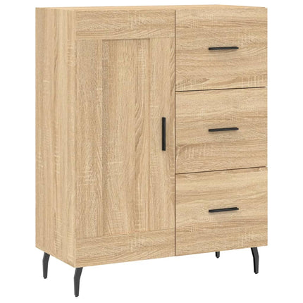 Skänk sonoma-ek 69,5x34x90 cm konstruerat trä