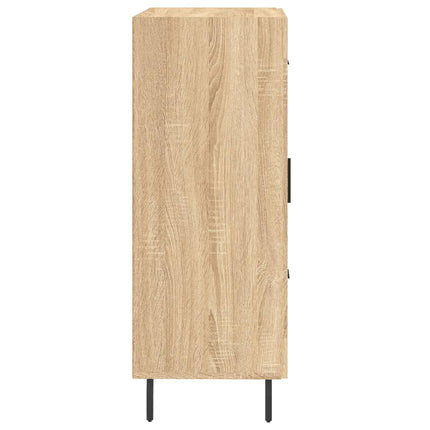 Skänk sonoma-ek 69,5x34x90 cm konstruerat trä