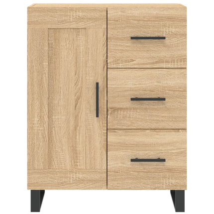 Skänk sonoma-ek 69,5x34x90 cm konstruerat trä