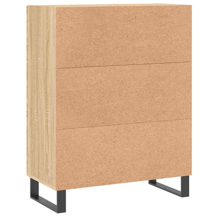 Skänk sonoma-ek 69,5x34x90 cm konstruerat trä