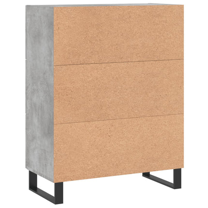 Skänk betonggrå 69,5x34x90 cm konstruerat trä