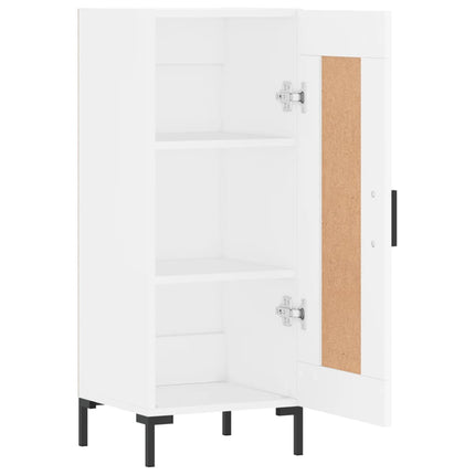 Skänk vit 34,5x34x90 cm konstruerat trä