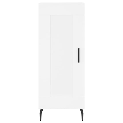 Skänk vit 34,5x34x90 cm konstruerat trä
