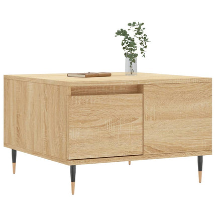Soffbord sonoma-ek 55x55x36,5 cm konstruerat trä