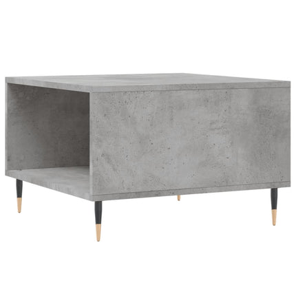Soffbord betonggrå 55x55x36,5 cm konstruerat trä