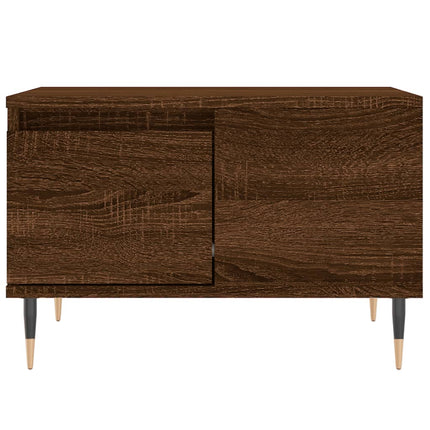 Soffbord brun ek 55x55x36,5 cm konstruerat trä