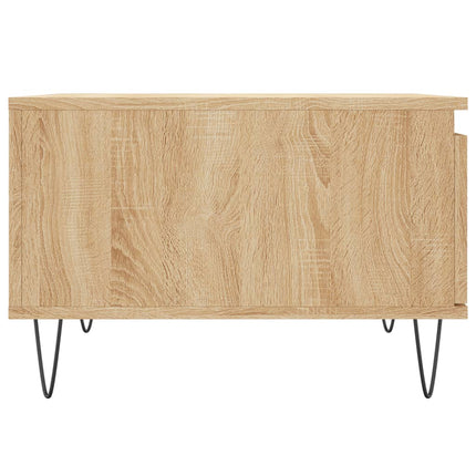 Soffbord sonoma-ek 55x55x36,5 cm konstruerat trä