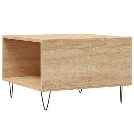 Soffbord sonoma-ek 55x55x36,5 cm konstruerat trä